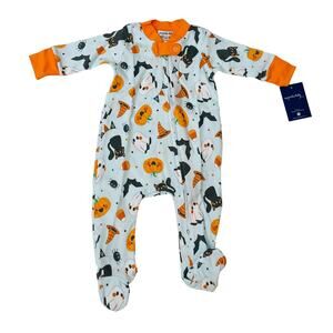 NWT Magnolia Baby 3M Boo to You Footed Onesie